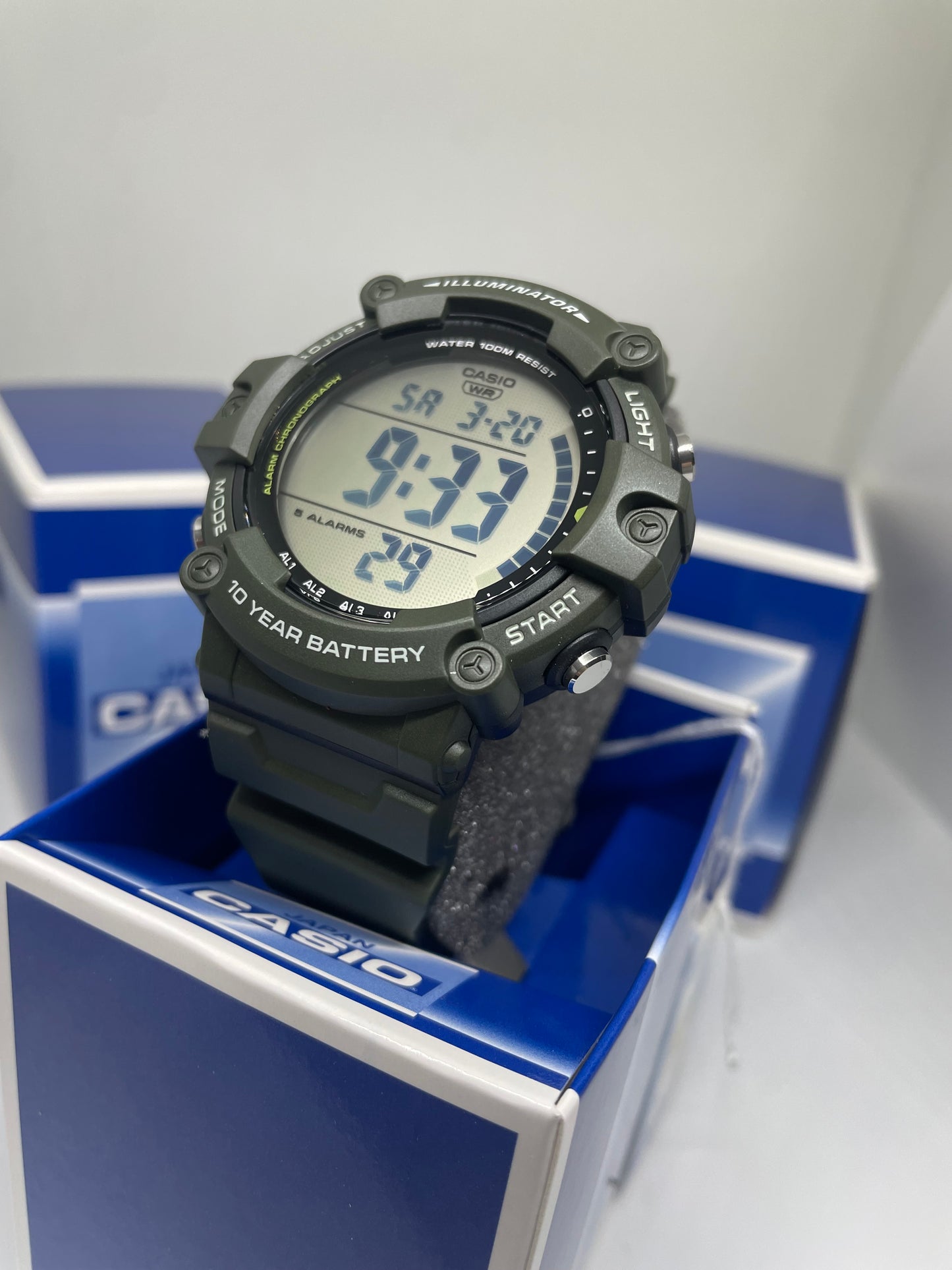 RELOJ CASIO AE1500 VERDE