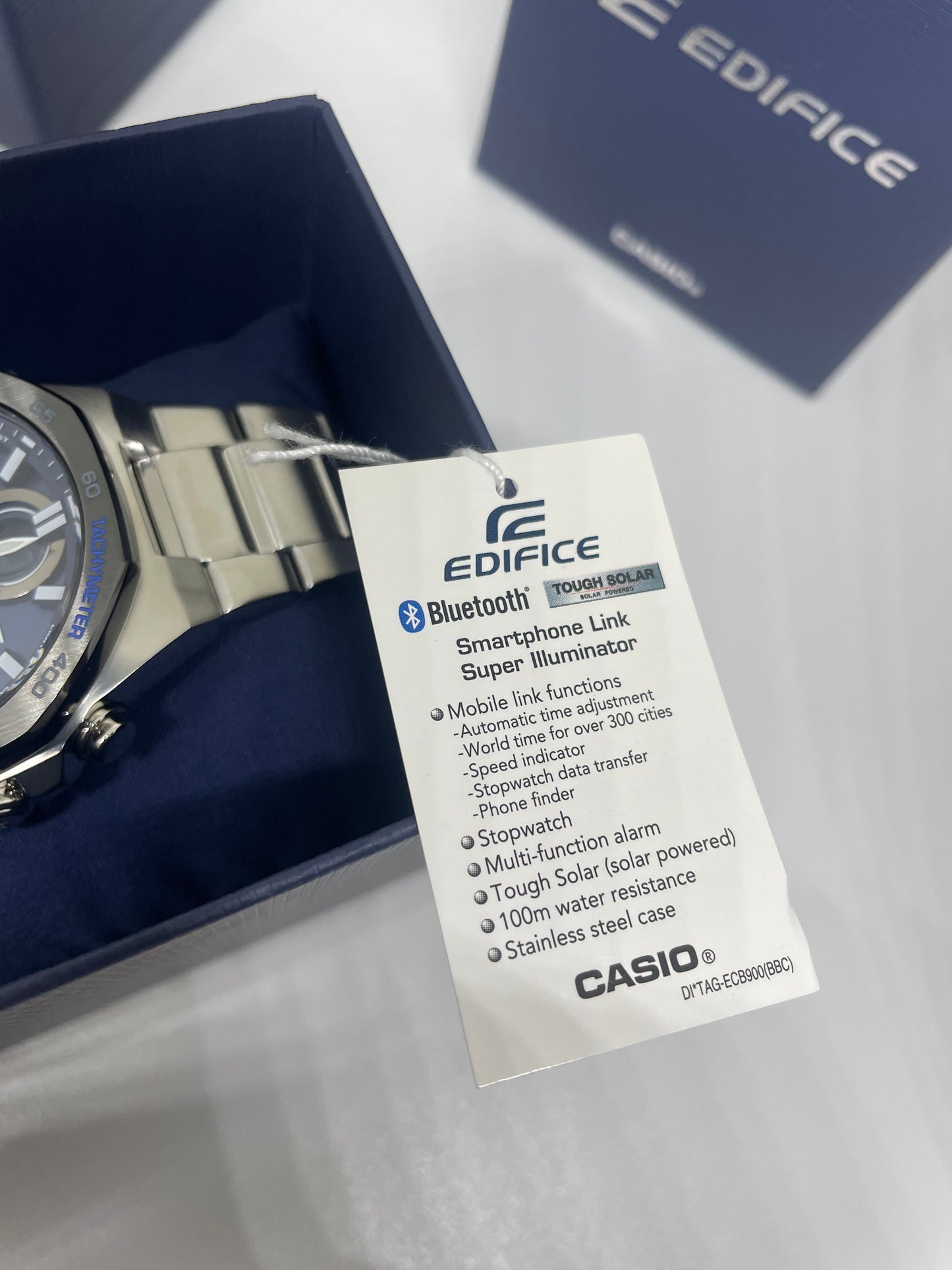 RELOJ CASIO EDIFICE ECB-950DB