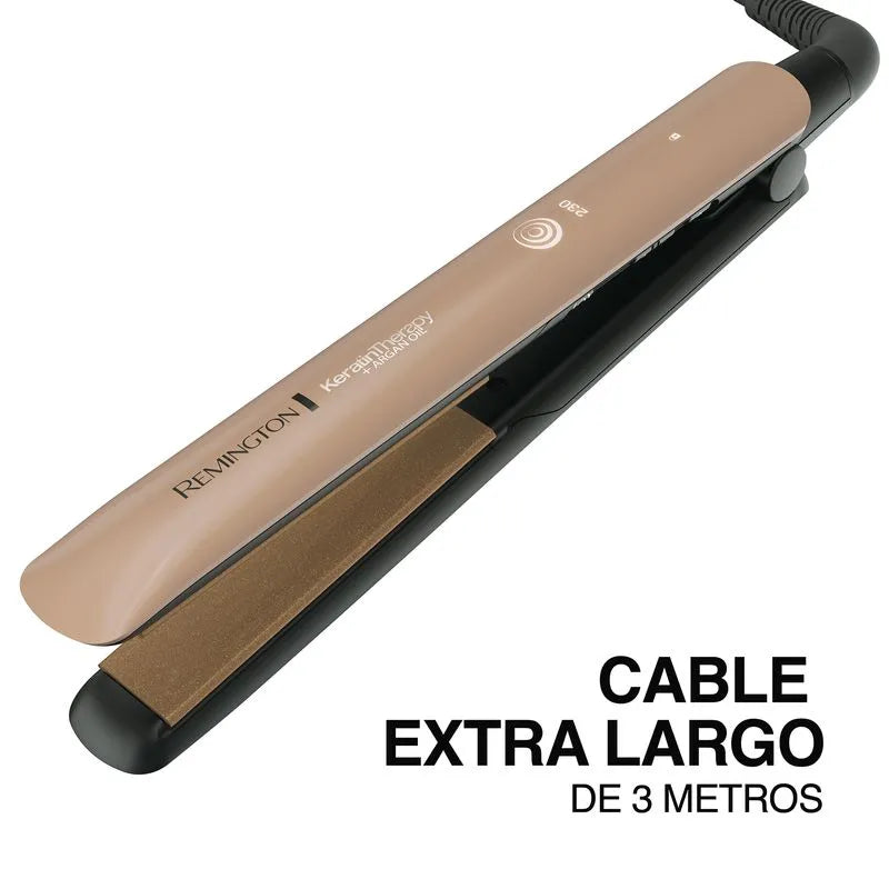 Plancha Alisadora Remington Keratina y Aceite de Argán S8599 - Casiolandia
