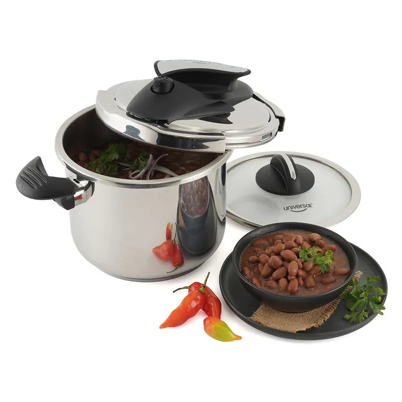 Olla a Presión Abre Fácil en Acero Inoxidable 6 LITROS