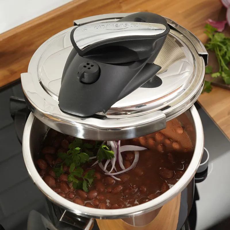 Olla a Presión Abre Fácil en Acero Inoxidable 6 LITROS