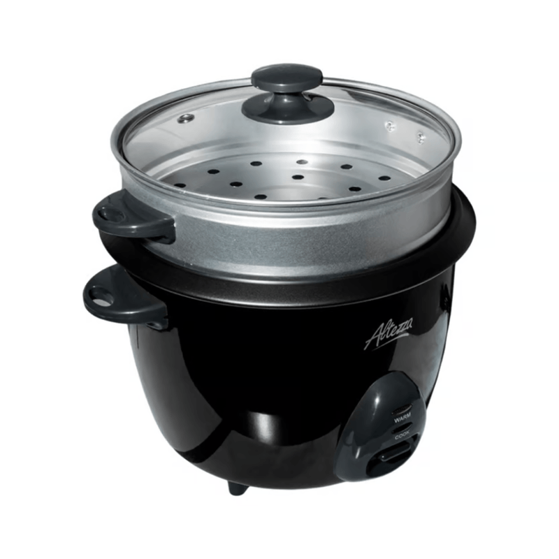 Olla Arrocera Altezza 1.8 Lb Con Vaporera Negra Arc-s180bl