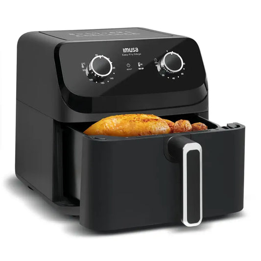 Freidora de aire IMUSA Mega Mecánica 7.5L Negra