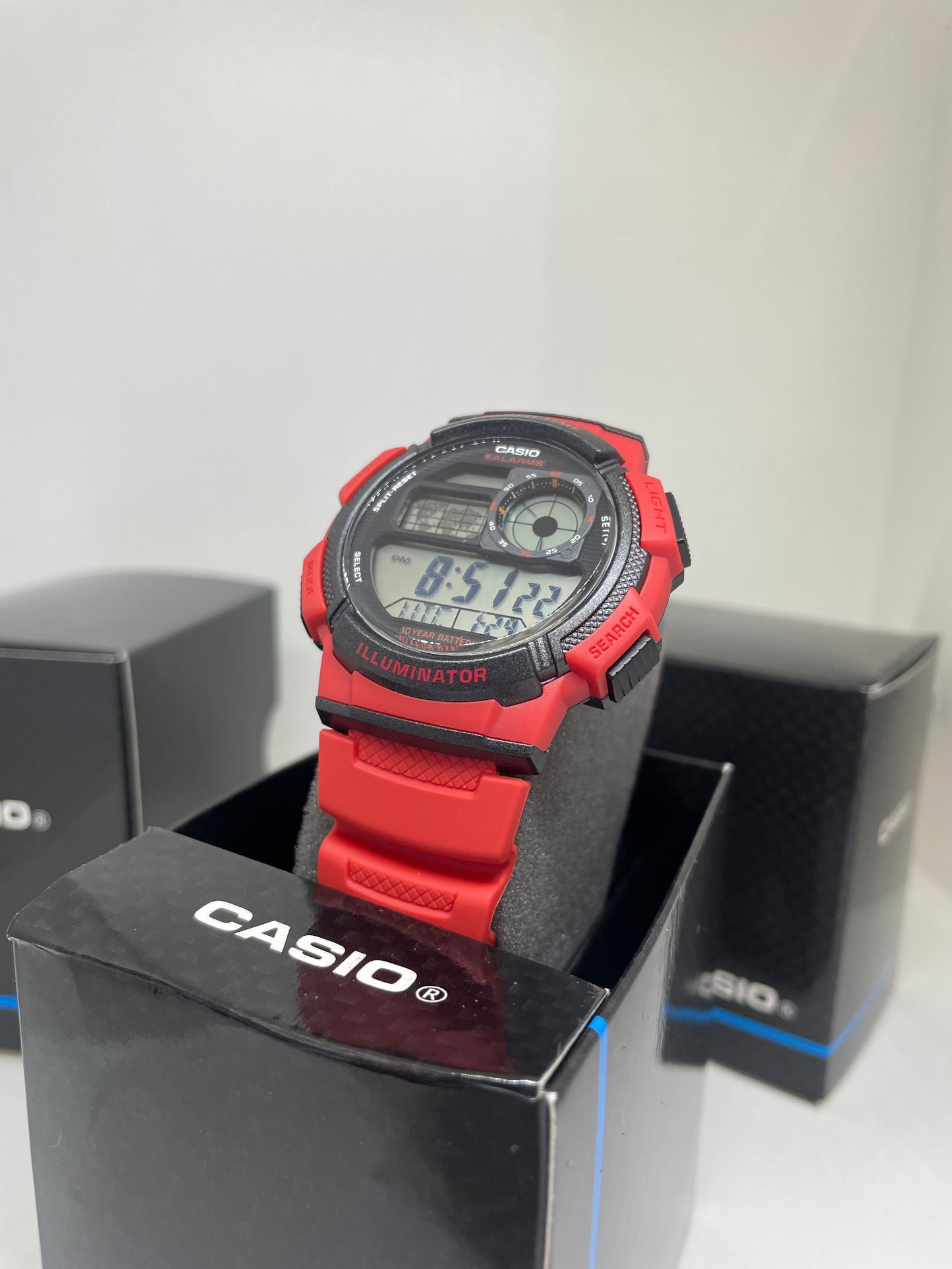 RELOJ CASIO AE-1000W ROJO