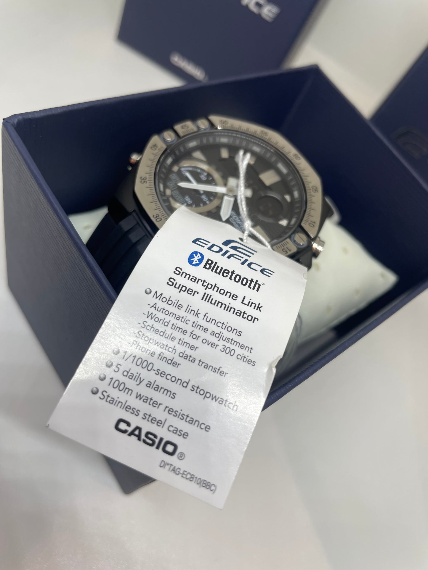 RELOJ CASIO EDIFICE ECB-10TP - Casiolandia