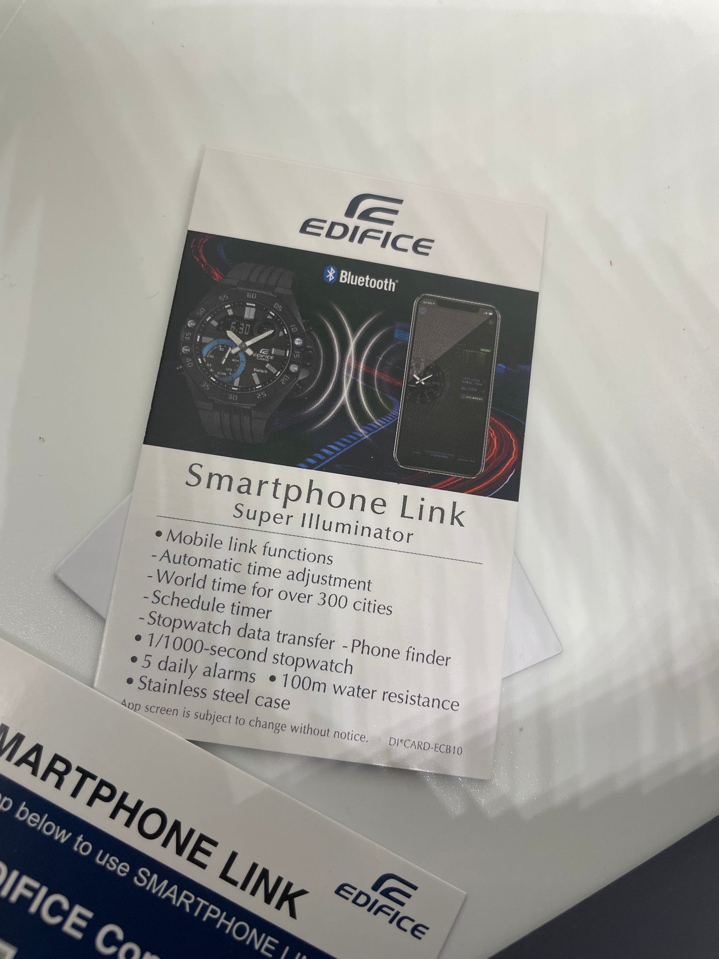 RELOJ EDIFICE ECB-10D