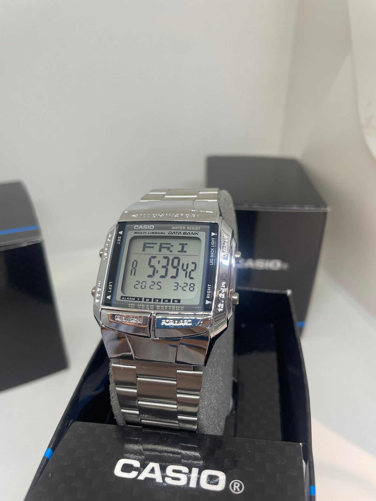 RELOJ CASIO VINTAGE DB360 plateado