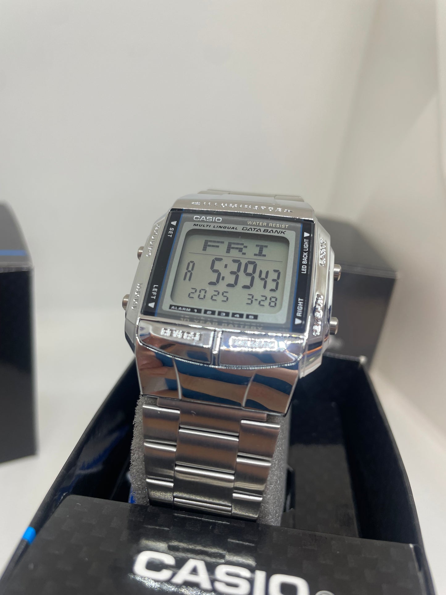 RELOJ CASIO VINTAGE DB360 plateado