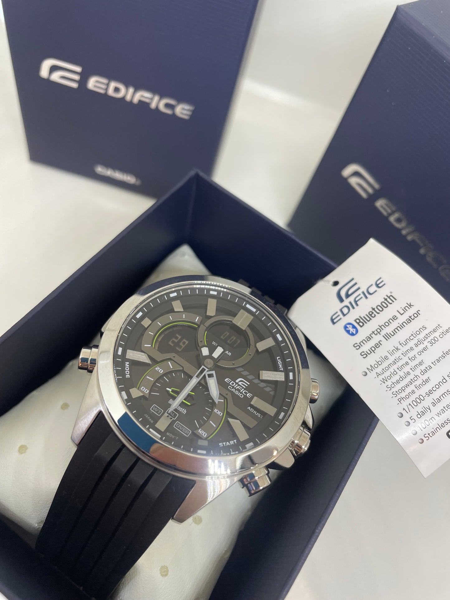 RELOJ CASIO EDIFICE ECB-30P - Casiolandia