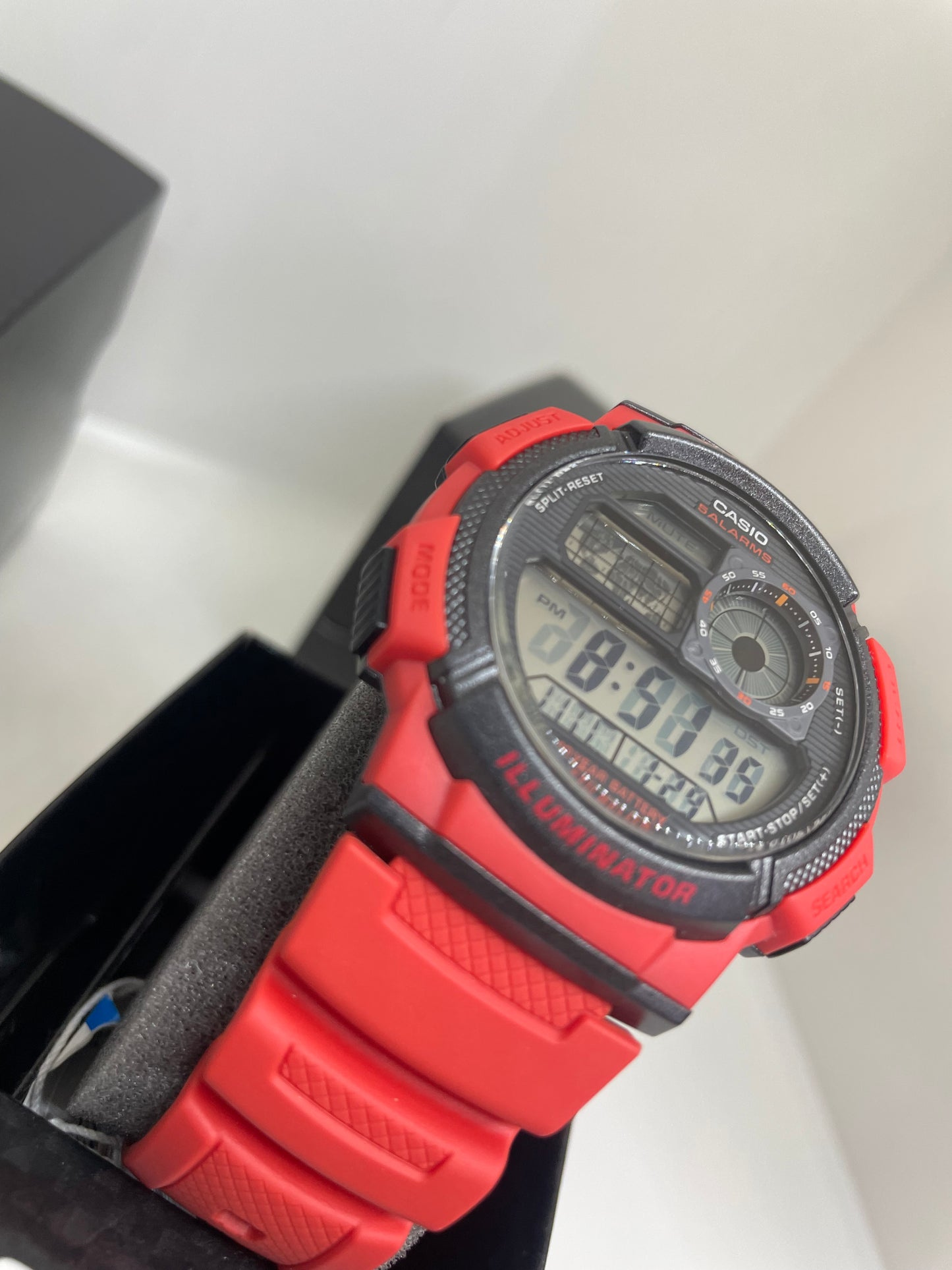 RELOJ CASIO AE-1000W ROJO