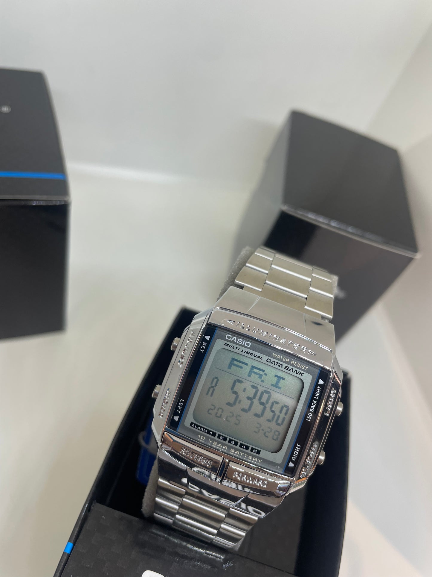 RELOJ CASIO VINTAGE DB360 plateado