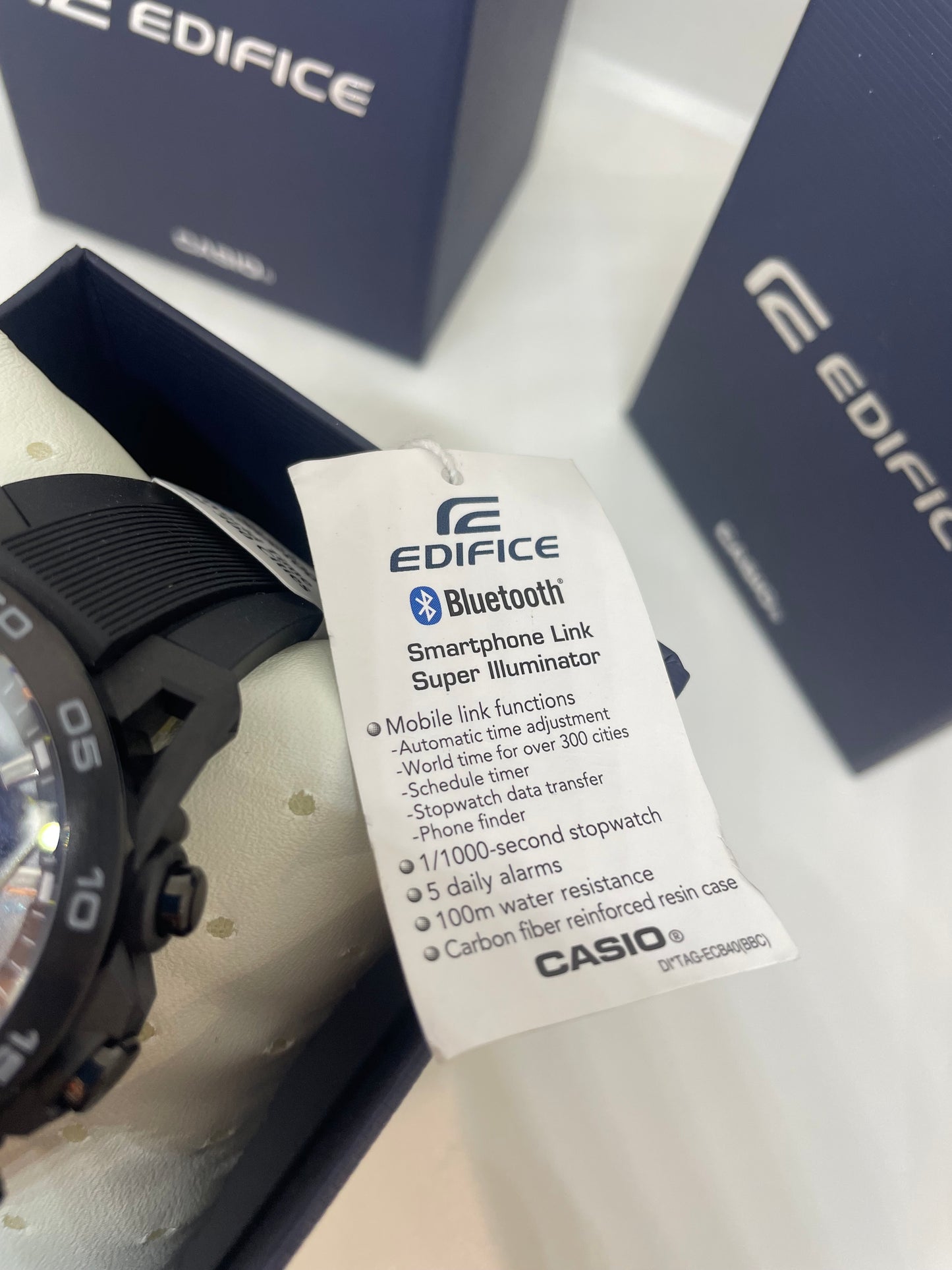 RELOJ CASIO EDIFICE ECB 40MP - Casiolandia