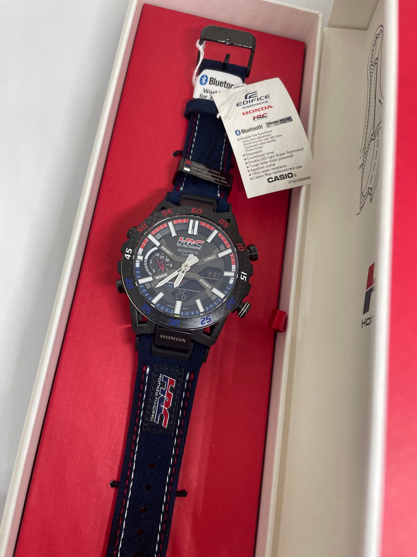 Modelo de colaboración de Honda Racing
EDIFICE SOSPENSIONE
ECB-2000HR-1A
