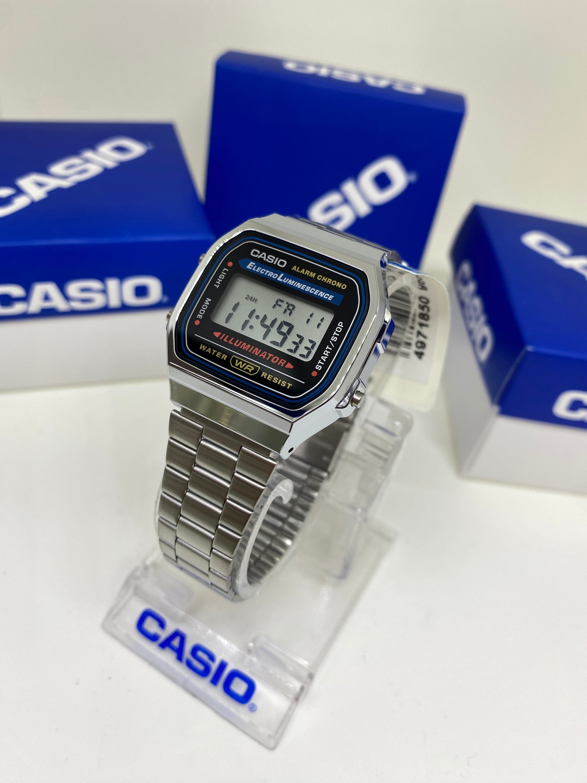 RELOJ CASIO Vintage A168 plateado - Casiolandia