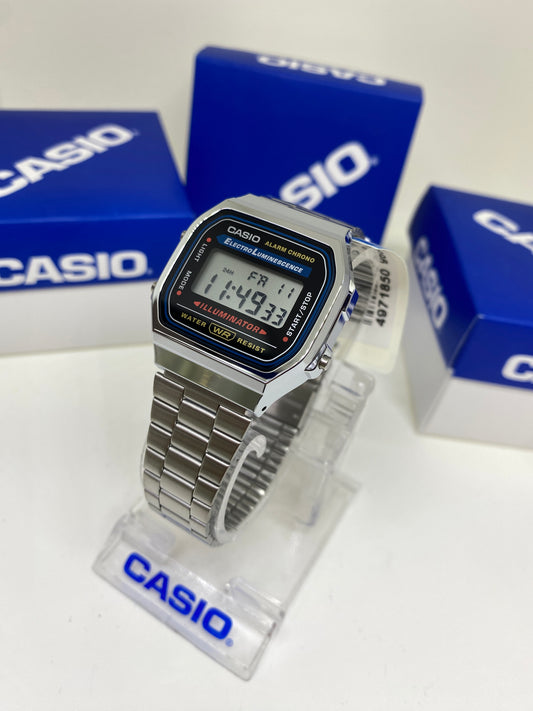 RELOJ CASIO Vintage A168 plateado - Casiolandia