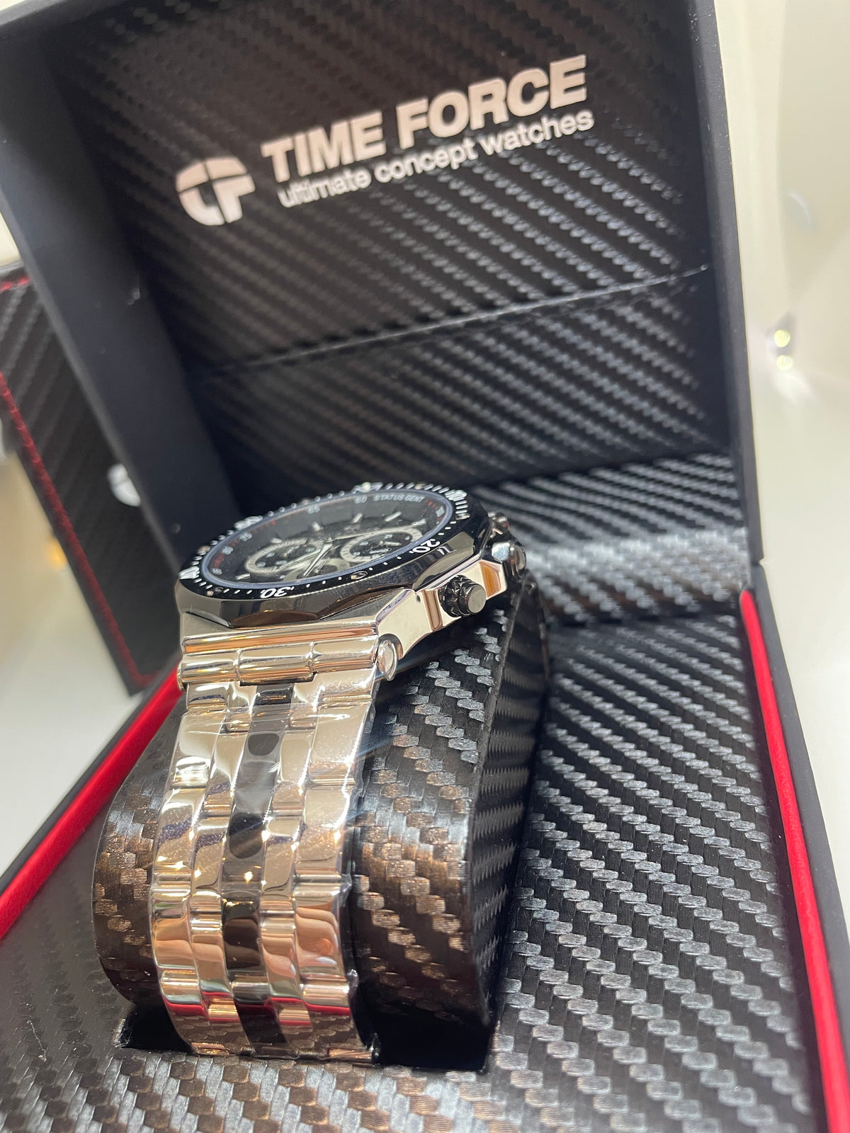 RELOJ TIME FORCE Status Chrono SKU: TF5025MAR-02M