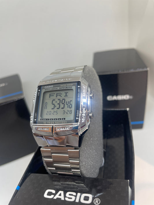 RELOJ CASIO VINTAGE DB360 plateado