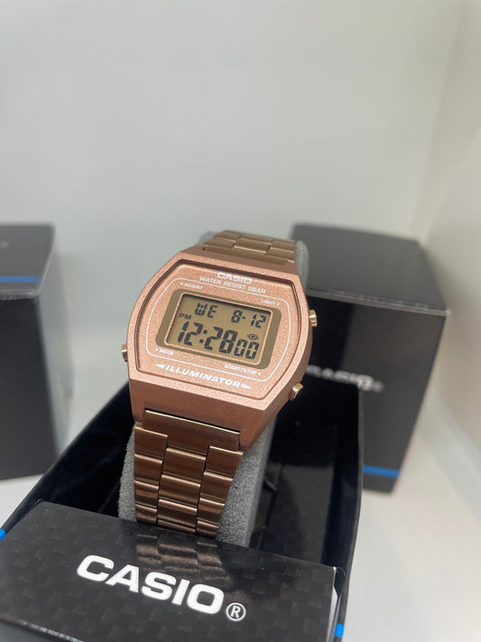 RELOJ CASIO B640WC ORO ROSA