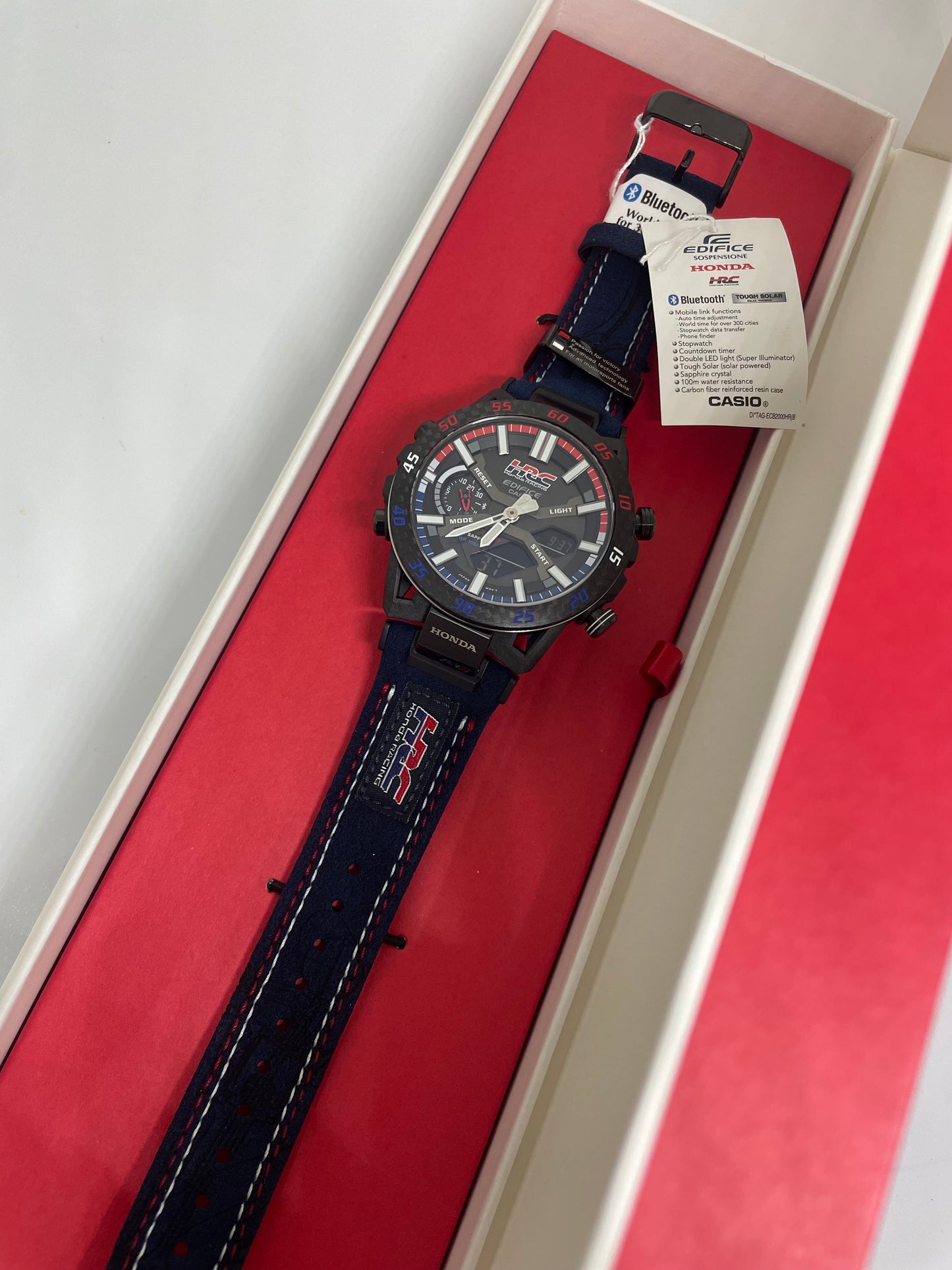 Modelo de colaboración de Honda Racing
EDIFICE SOSPENSIONE
ECB-2000HR-1A