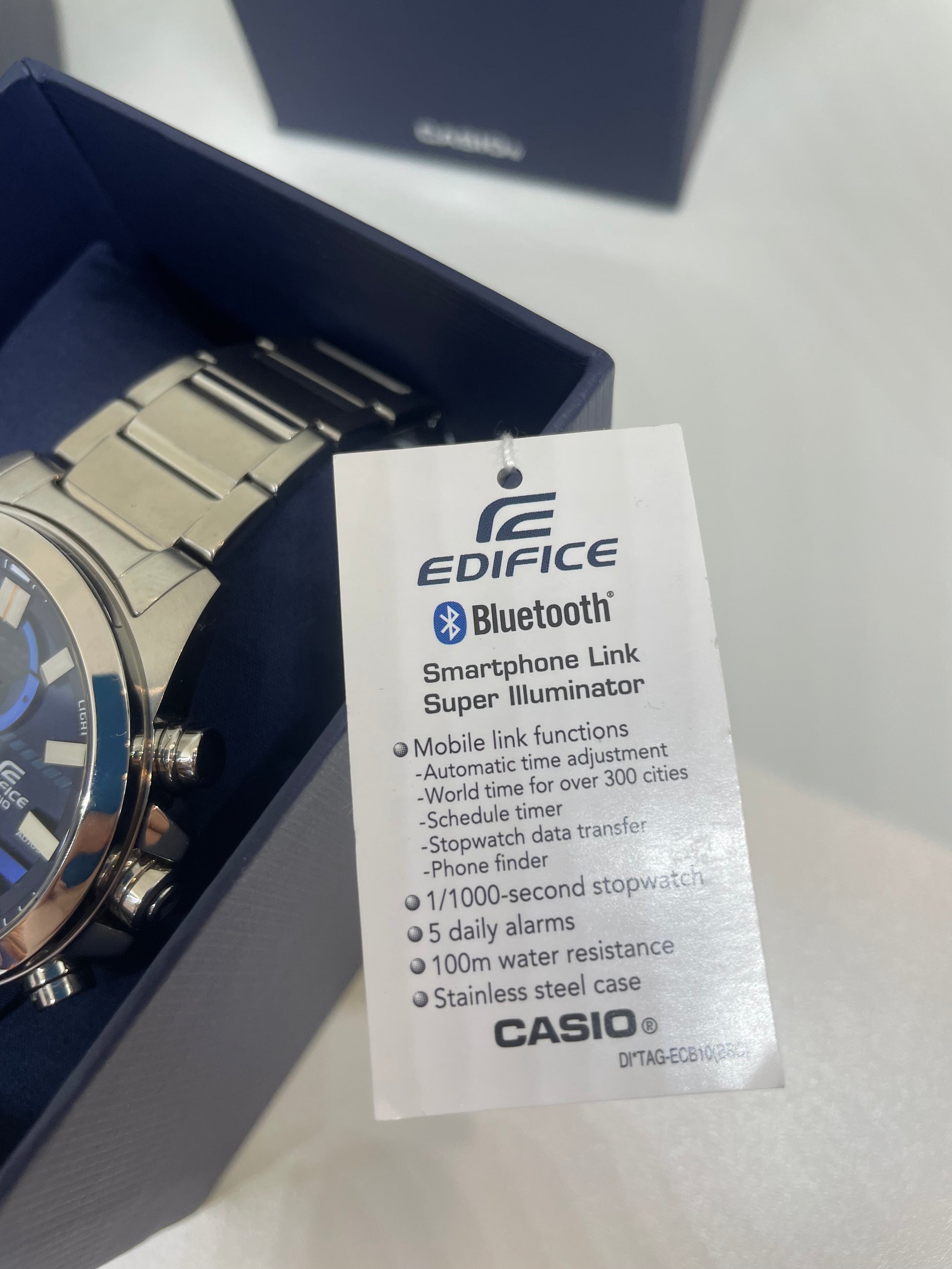 RELOJ CASIO EDIFICE  ECB30D - Casiolandia