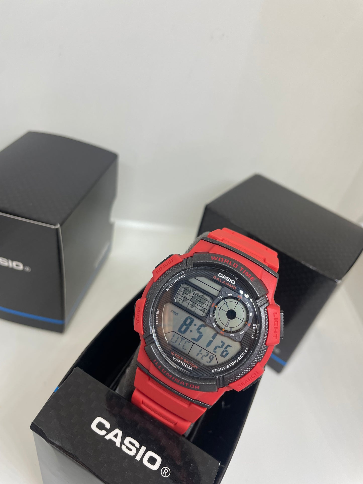 RELOJ CASIO AE-1000W ROJO