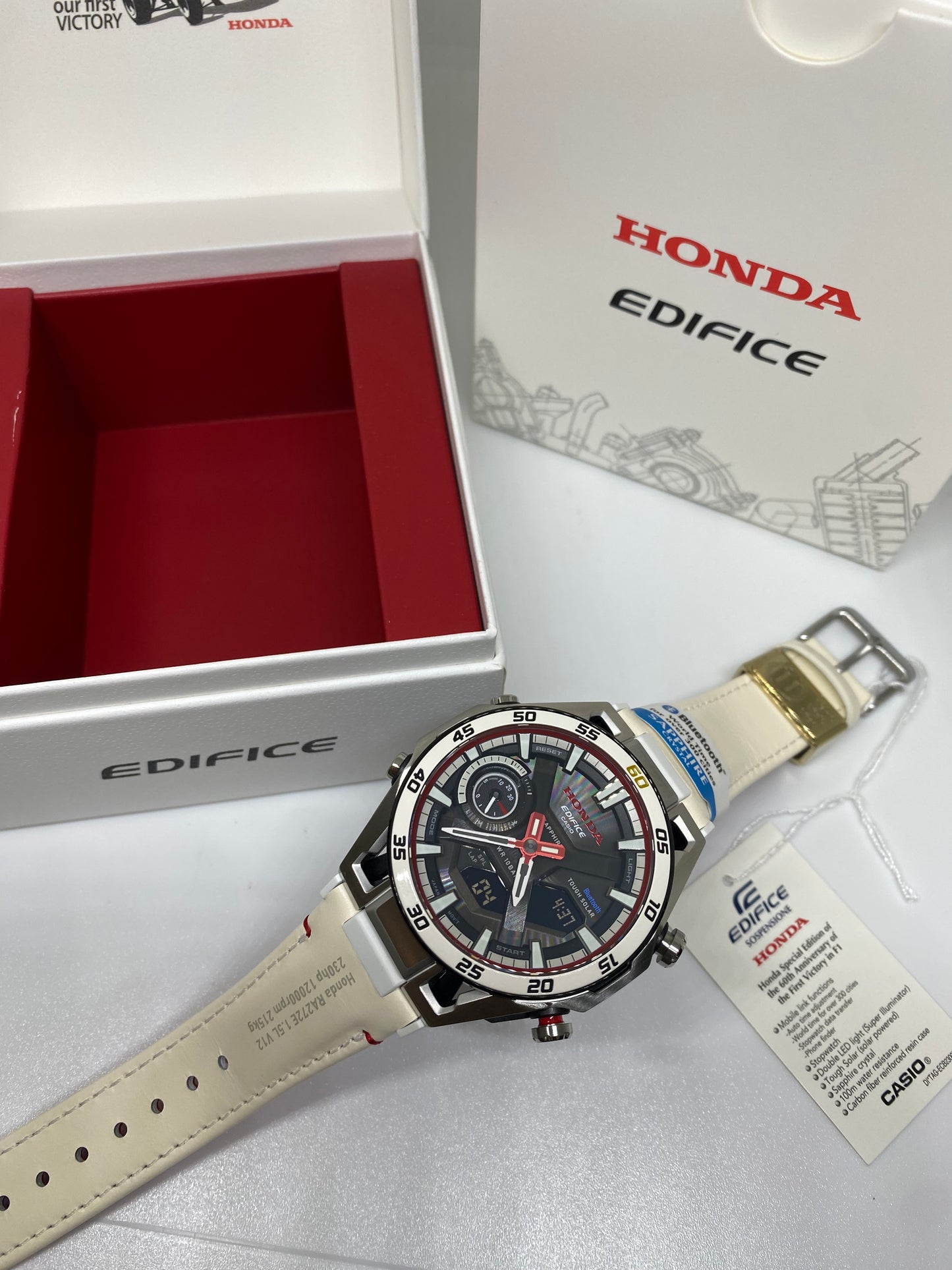 RELOJ CASIO EDIFICE SOSPENSIONE
ECB-2300HR-1A XHONDA - Casiolandia