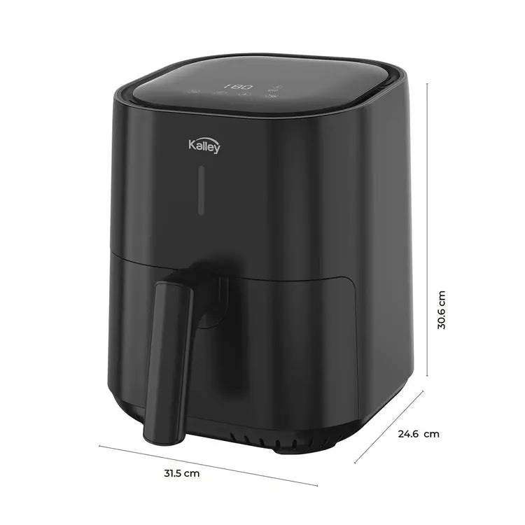 Freidora de Aire Digital KALLEY 4 Litros K-MAF4D Negro
