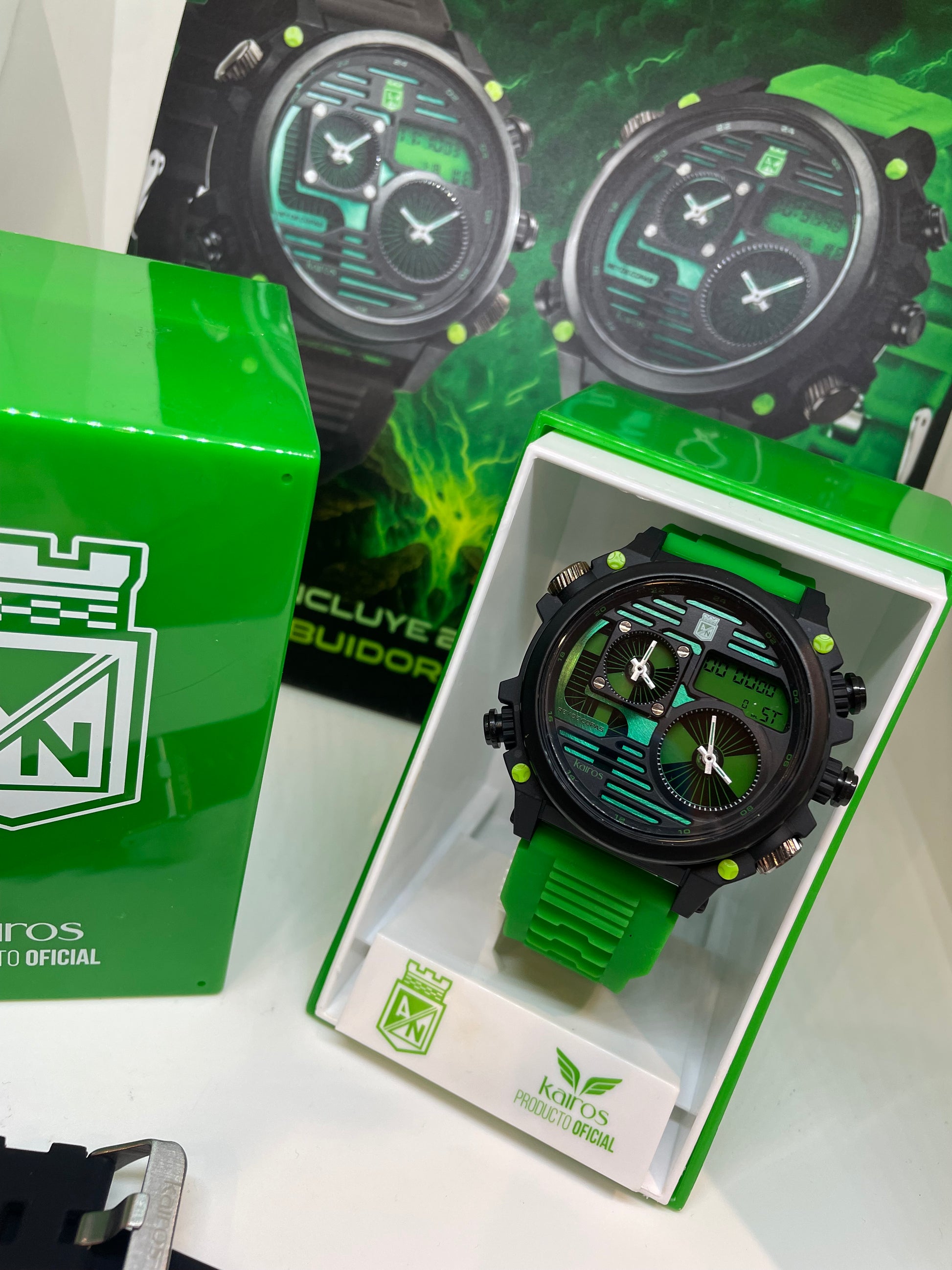 RELOJ KAIROS X ATLÉTICO NACIONAL - Casiolandia