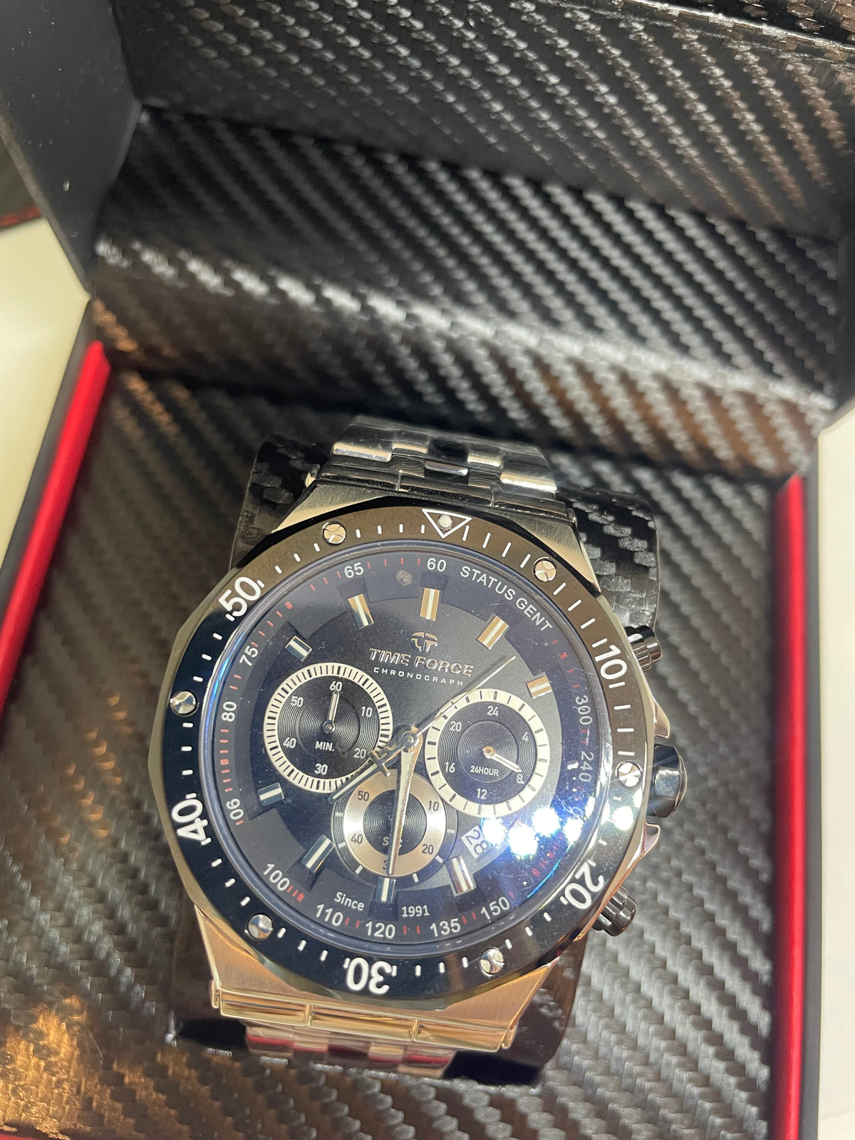 RELOJ TIME FORCE Status Chrono SKU: TF5025MAR-02M