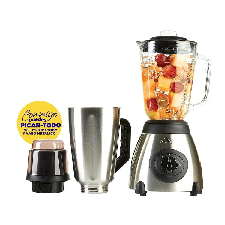 Licuadora KALLEY K-B15MAV acero inoxidable