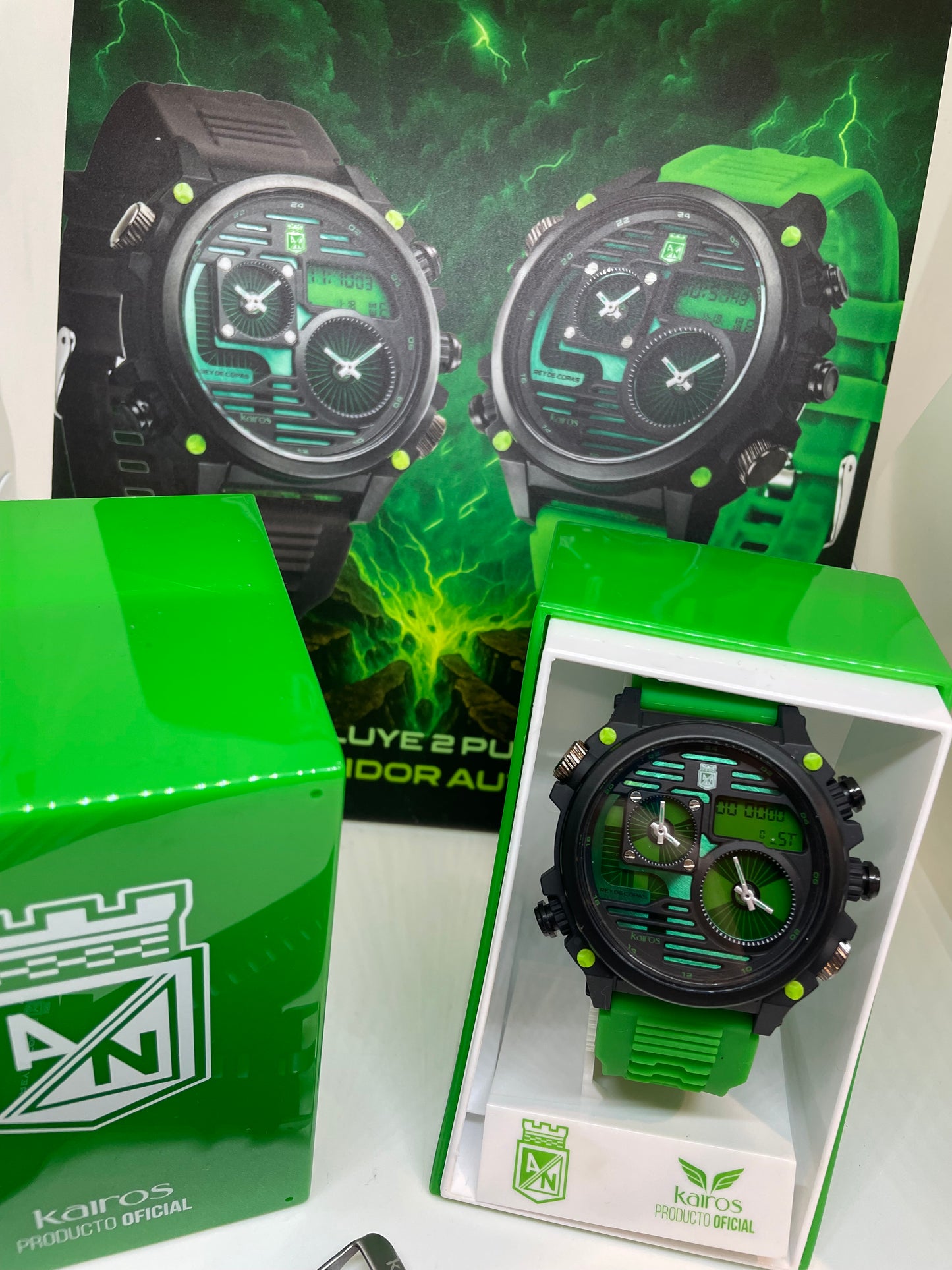 RELOJ KAIROS X ATLÉTICO NACIONAL - Casiolandia