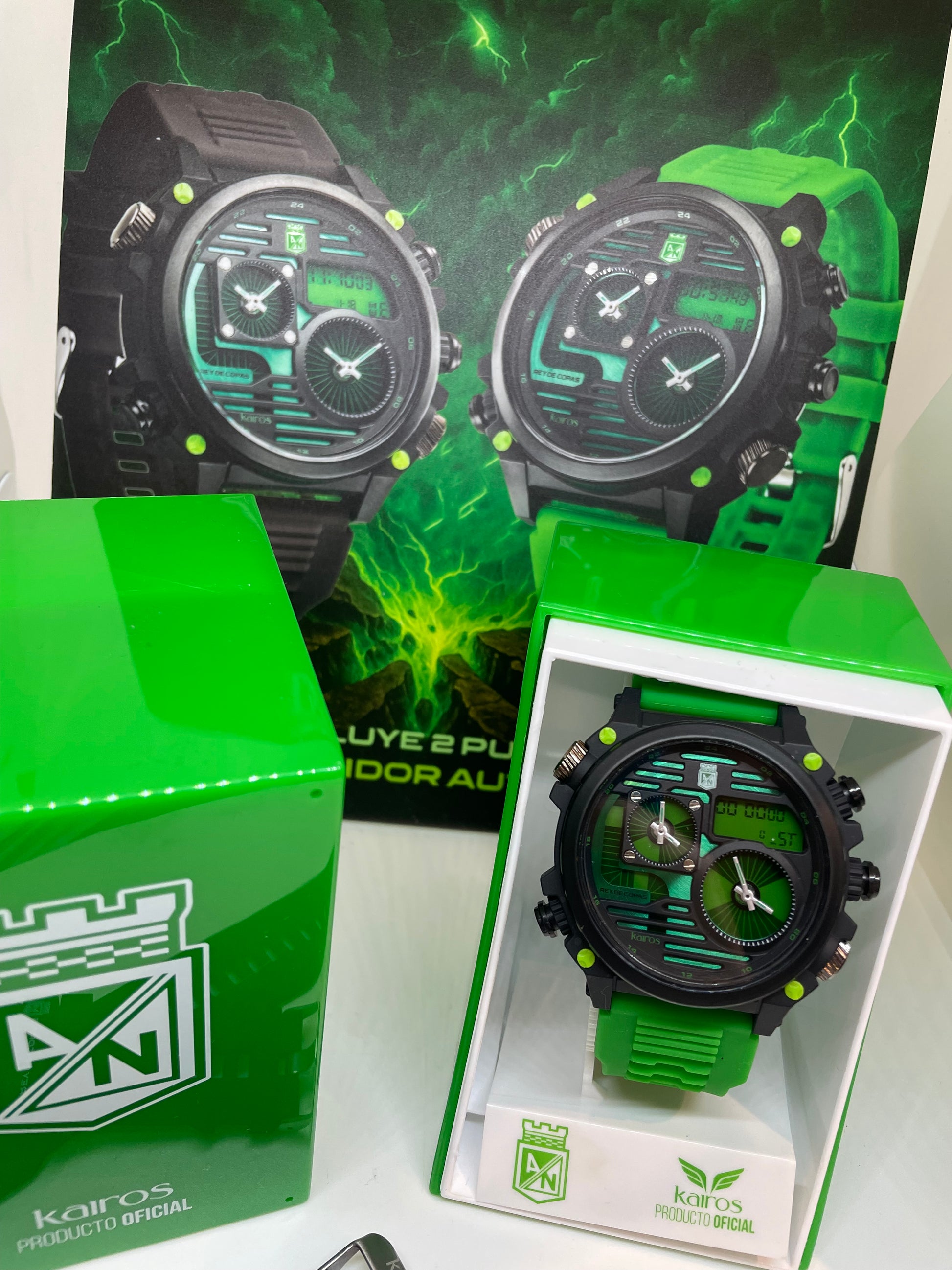 RELOJ KAIROS X ATLÉTICO NACIONAL - Casiolandia