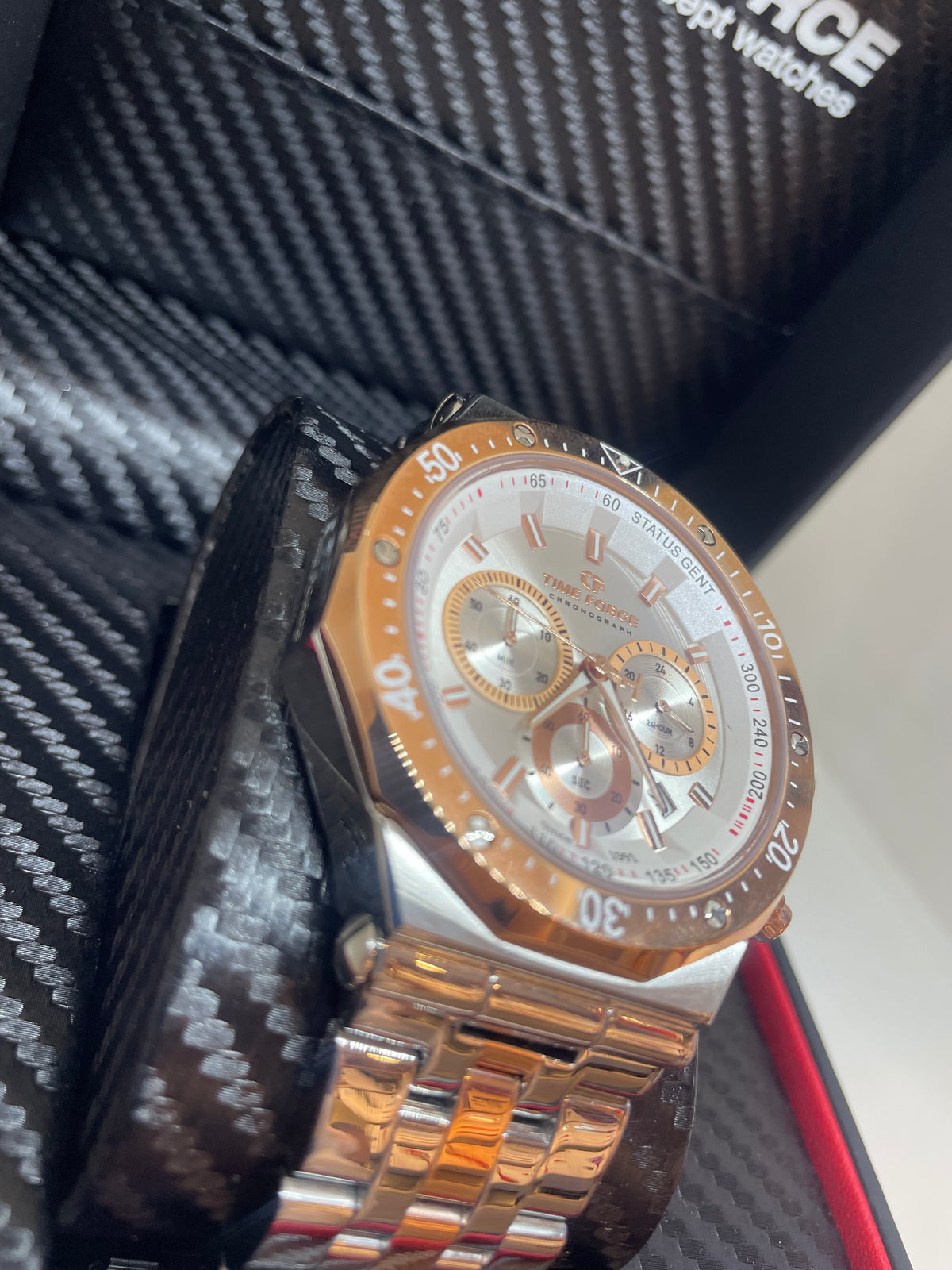 RELOJ TIME FORCE Status Chrono SKU: TF5025MAR-02M