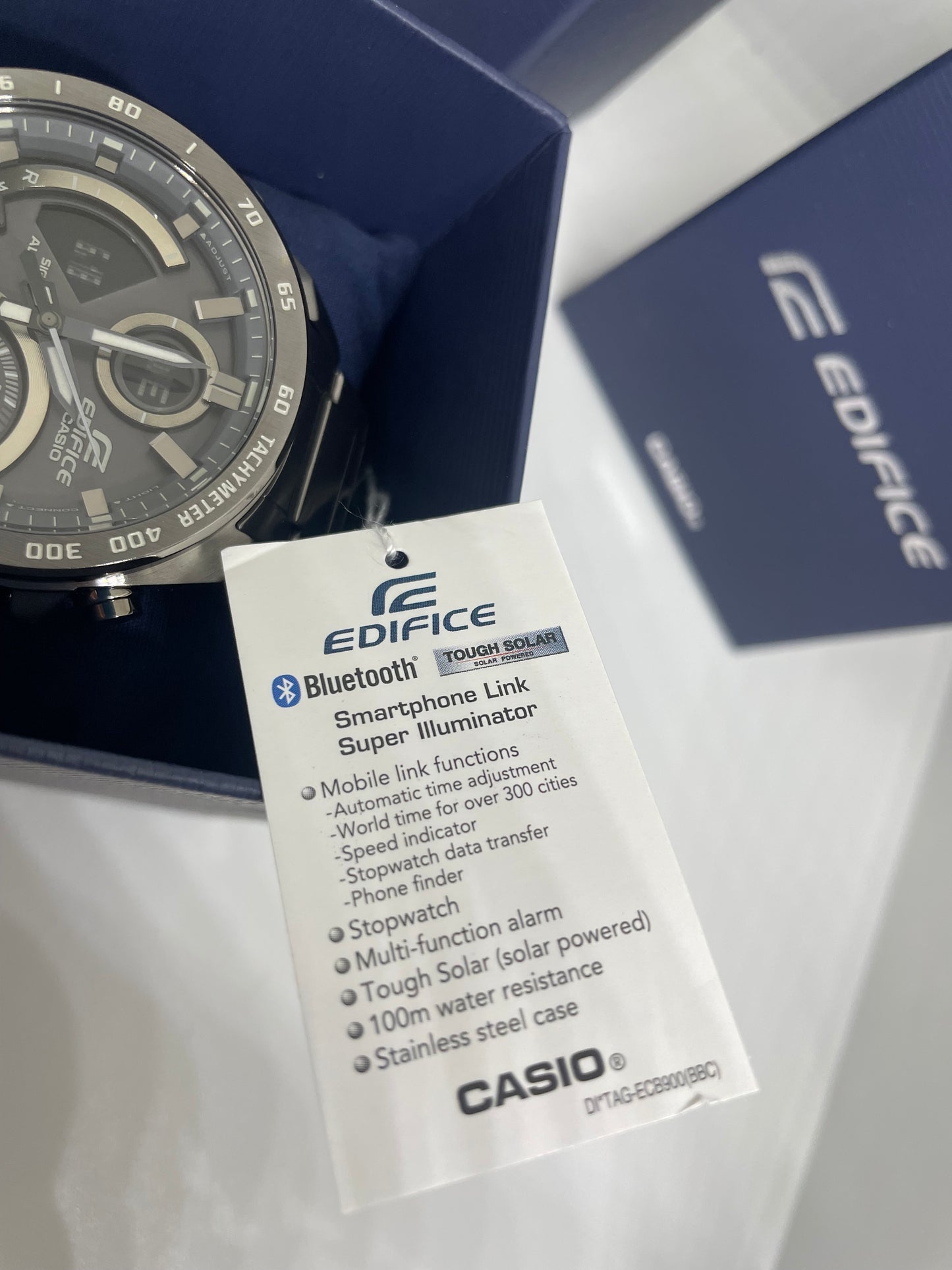RELOJ CASIO EDIFICE ECB-900MDC