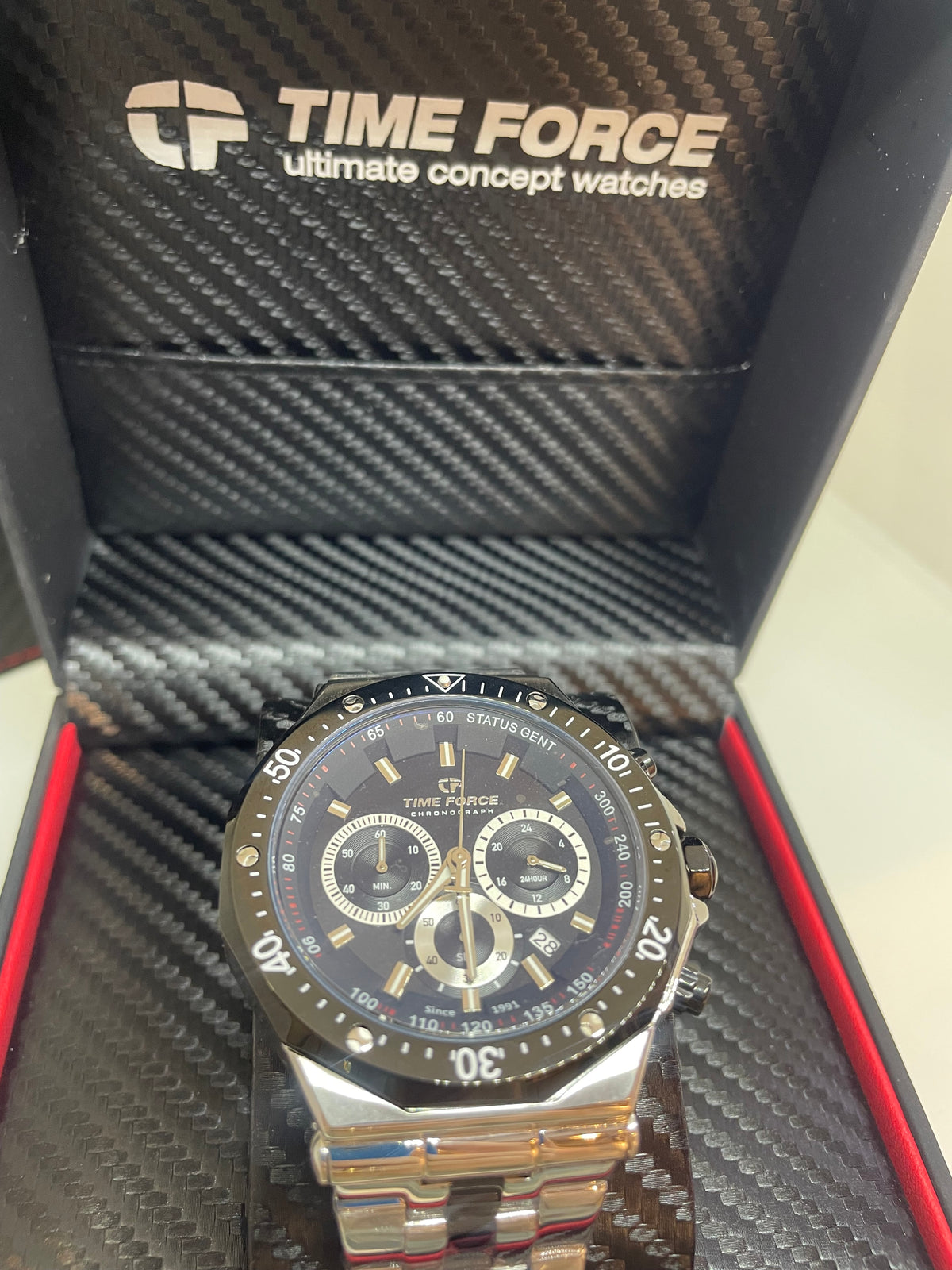 RELOJ TIME FORCE Status Chrono SKU: TF5025MAR-02M