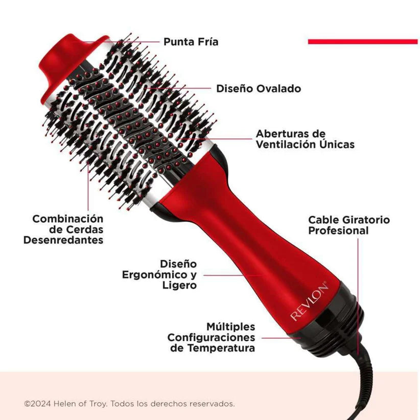Cepillo Secador Voluminizador Revlon Con Tecnología De Titanio - Casiolandia
